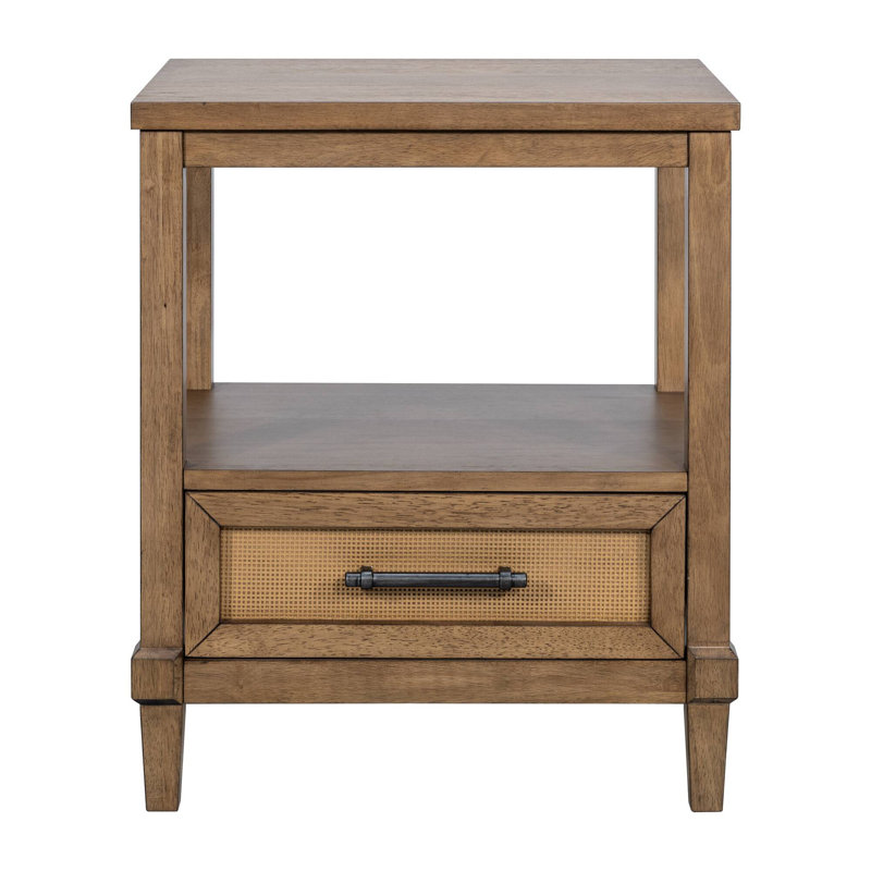 Salina Woven Cane Nightstand